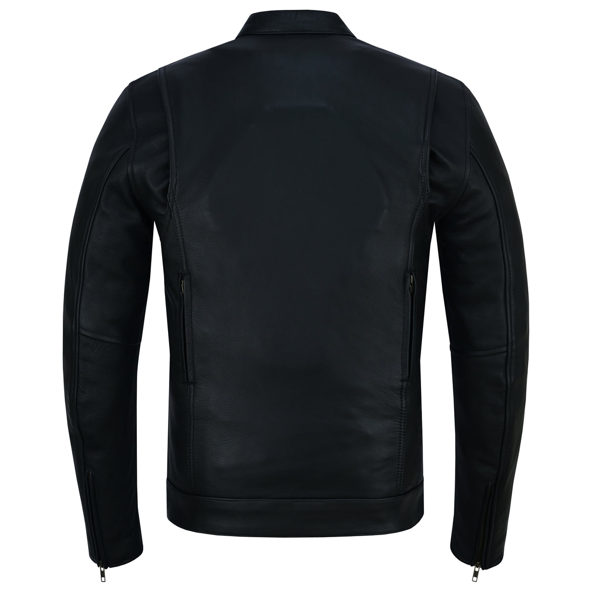 Road Phantom - Men’s Armored Leather Motorcycle Jacket