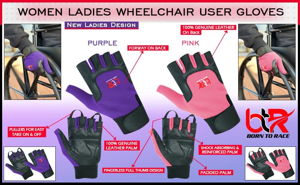 Women’s Wheelchair Gloves