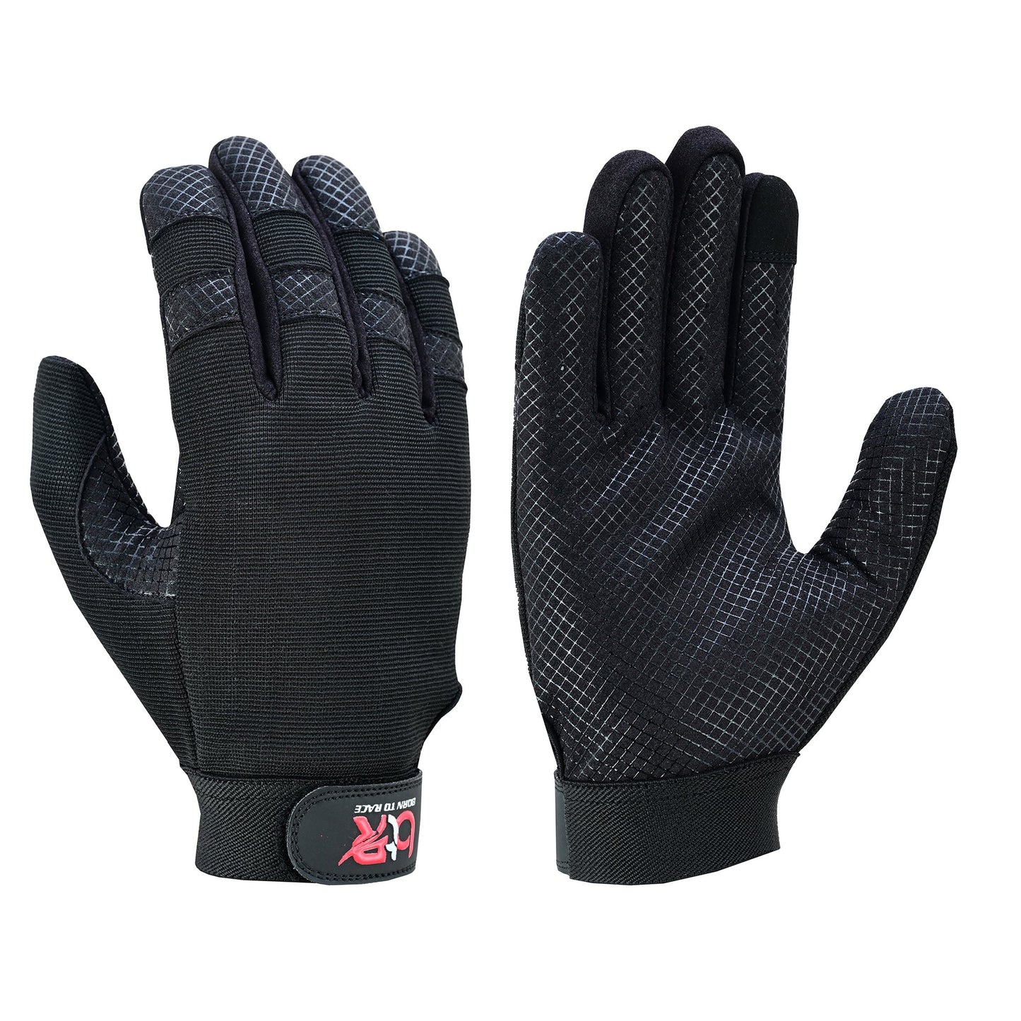 Black Mechanic Gloves for Men