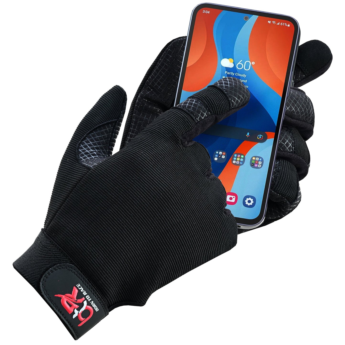 Black Mechanic Gloves for Men