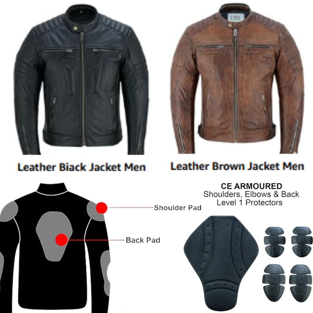 Men’s Biker Leather Jacket