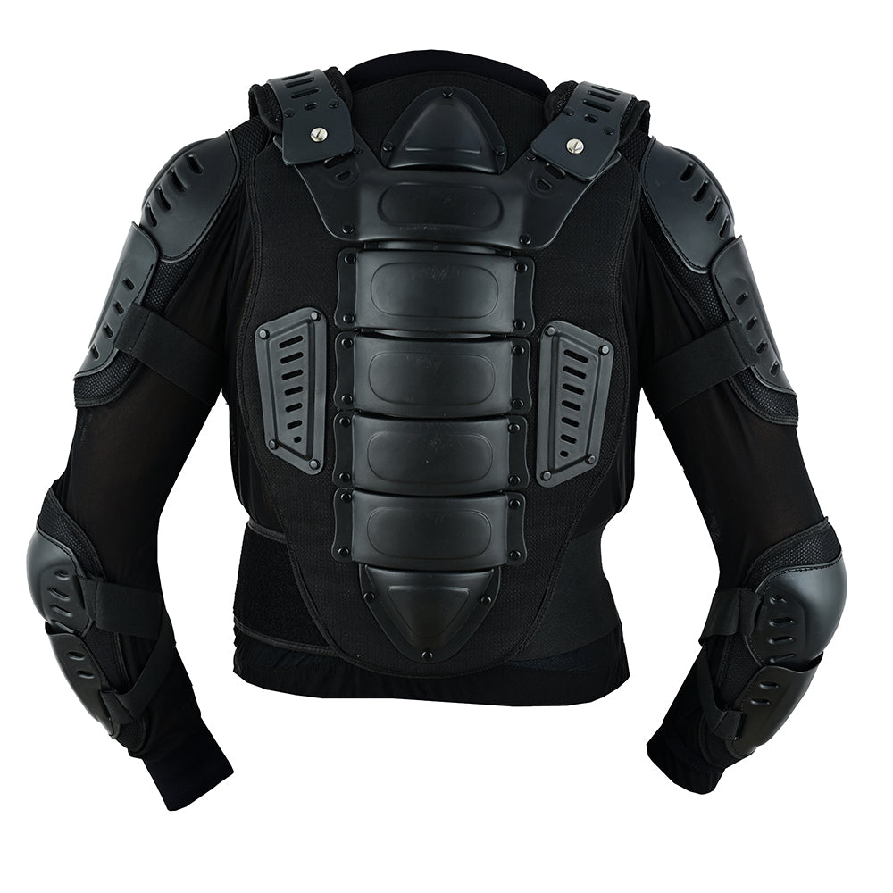 Men’s Motorcycle Body Armour Jacket Black