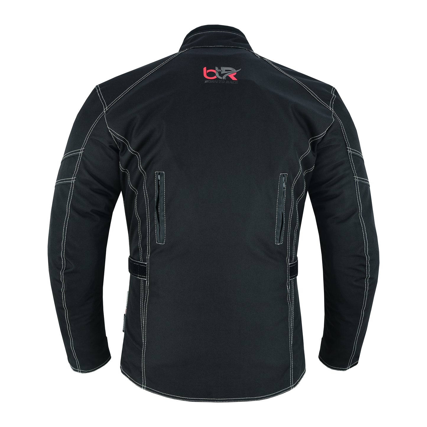 Men's Motorcycle Cordura Textile Waterproof 3/4 Armored Protectors Jacket