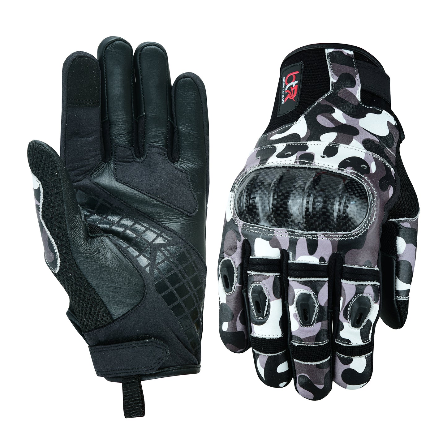 Motorcycle Motocross Cowhide Leather Gloves
