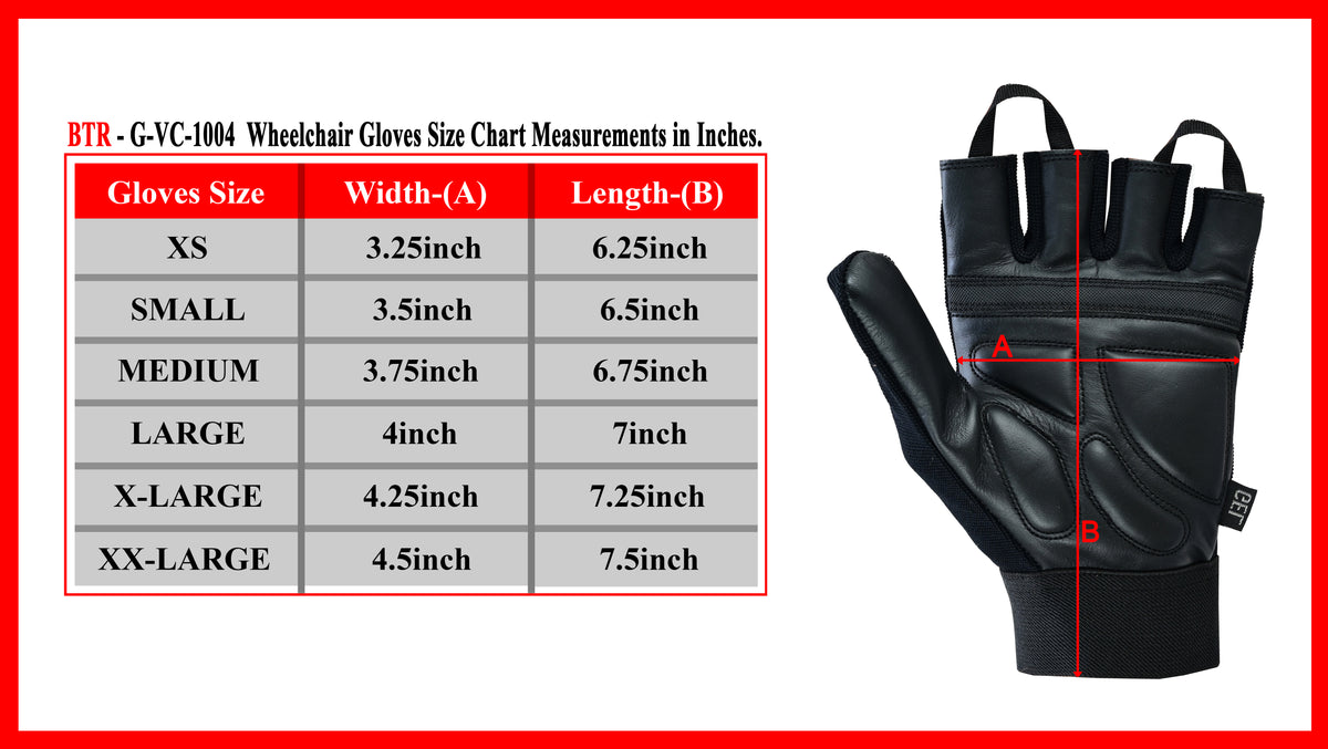 Wheelchair Gloves – Full Thumb Mobility Disability Gloves