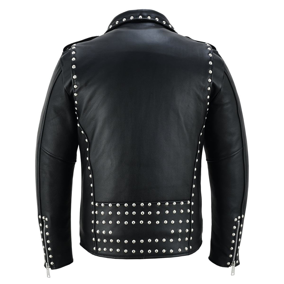 Steel Stud - Men’s Leather Motorcycle Jacket