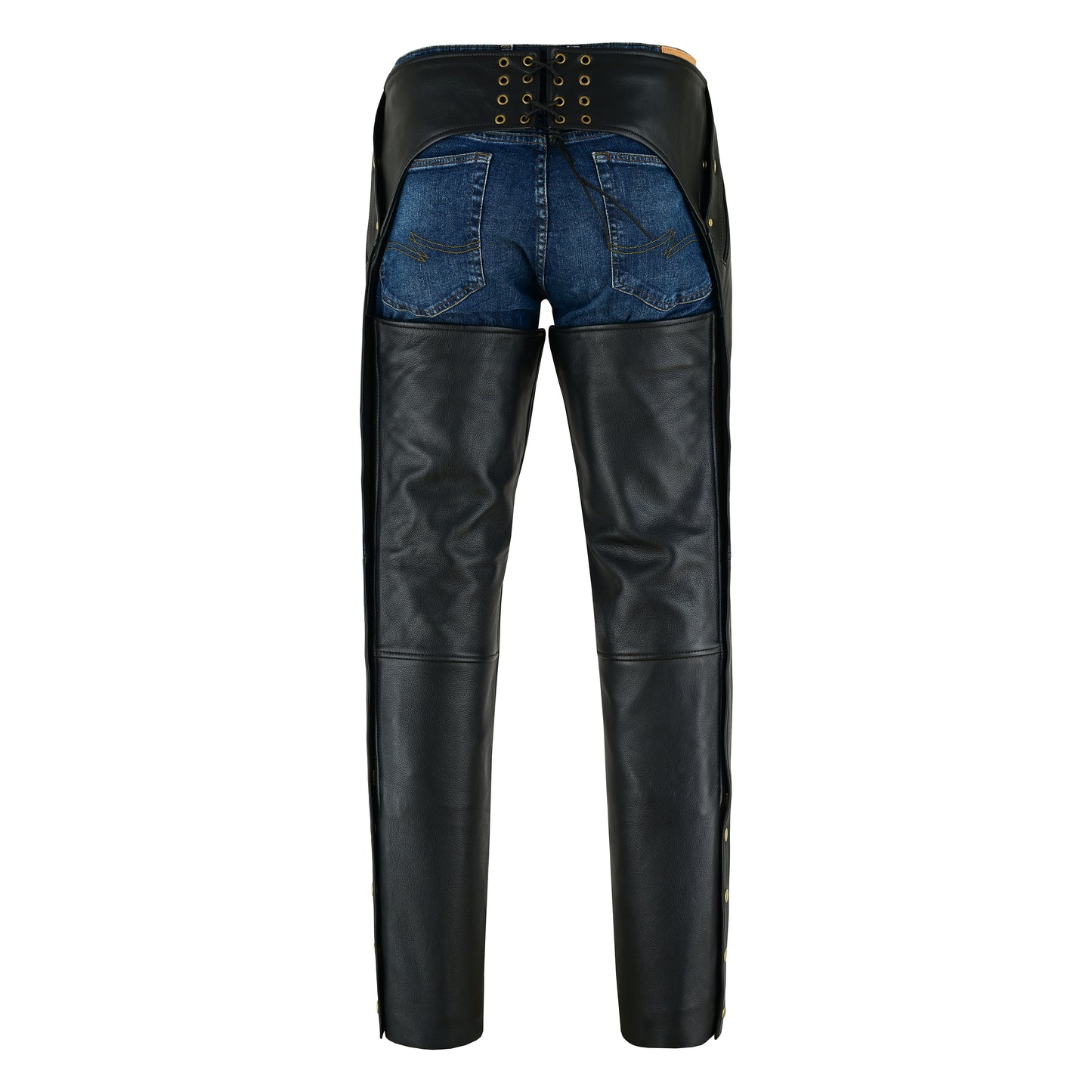 Men's Leather Motorcycle Chaps
