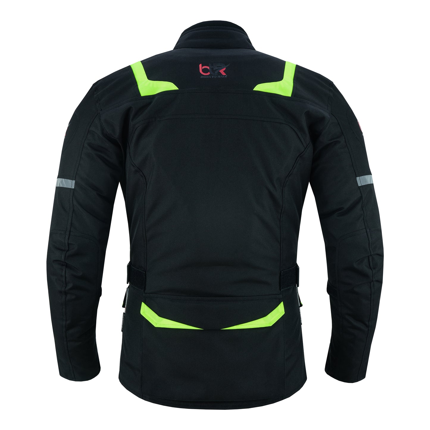 Men's Motorcycle Cordura Textile Fabric Waterproof 3/4 Armored Protectors Jacket