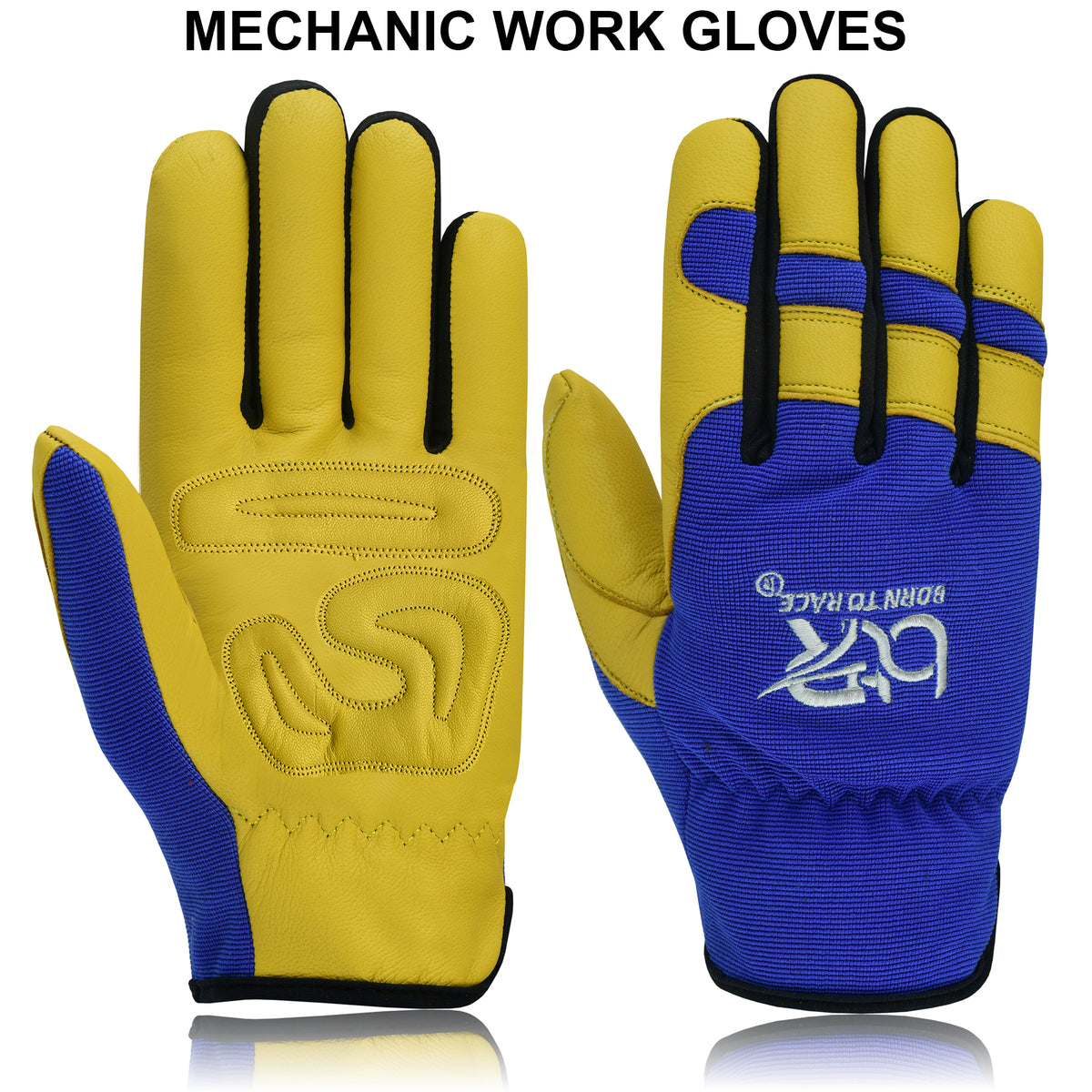 Safety Work Gloves Leather Hand Protection Mechanic, Welding, Construction Gloves