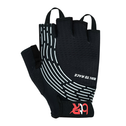 Cycling Gel Padded Fingerless Gloves – Lightweight Half Finger Bike Gloves
