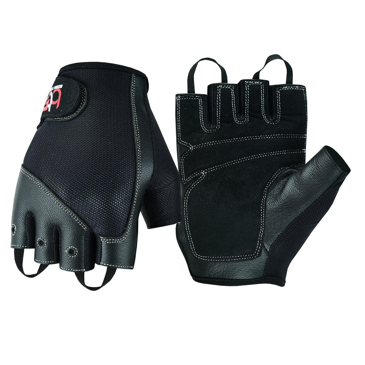 Weight Lifting Gloves Cowhide Leather Half Finger Light Weight Workout Gloves
