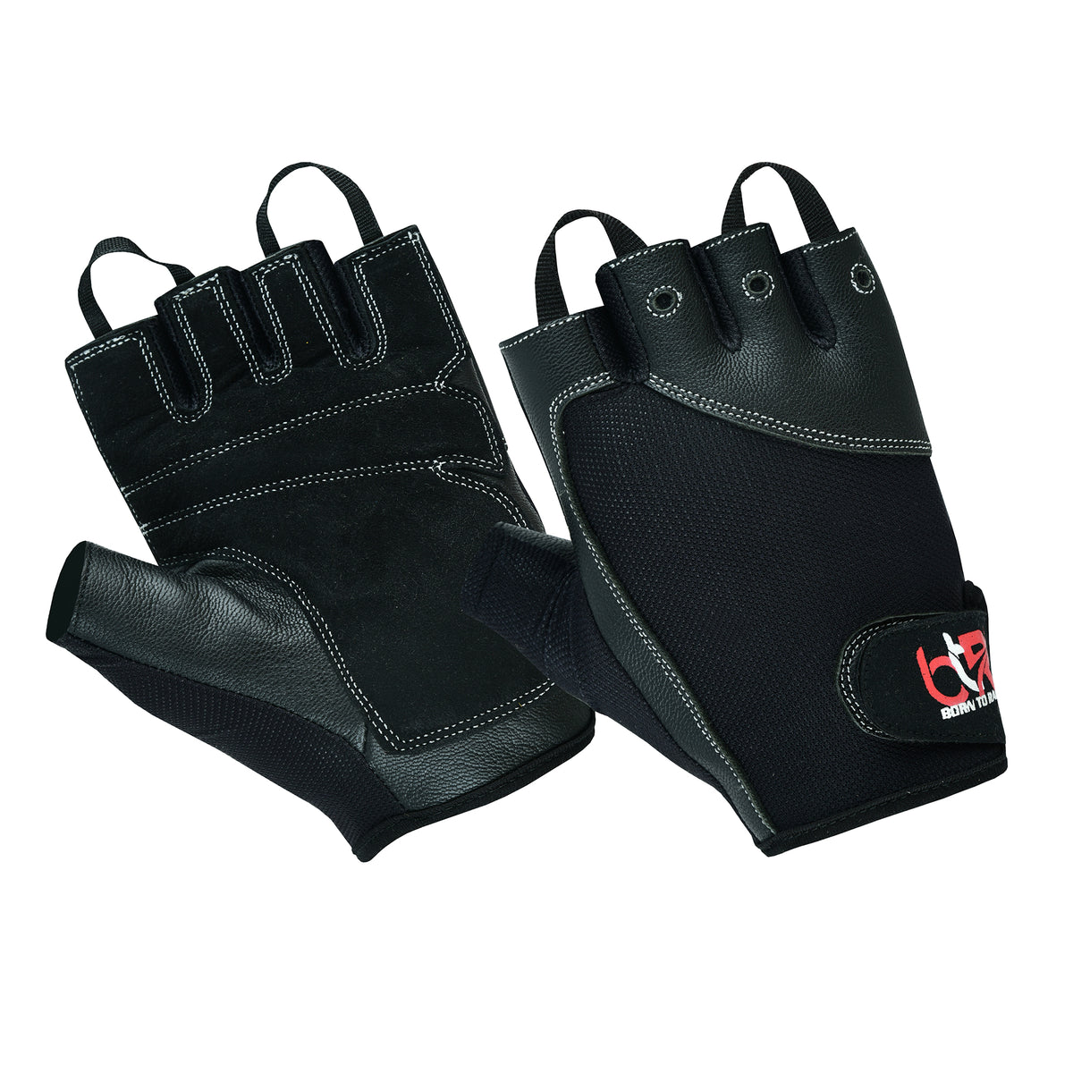 Weight Lifting Gloves Cowhide Leather Half Finger Light Weight Workout Gloves