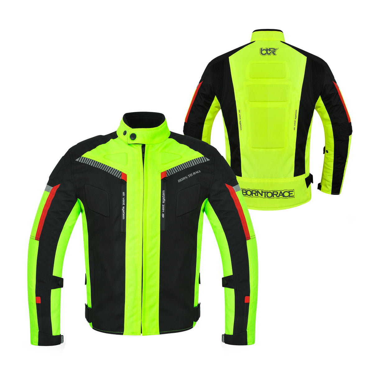 Men's Waterproof Cordura Motorcycle Jacket EVA - Touring & Riding