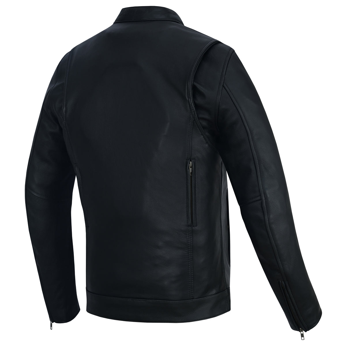 Road Phantom - Men’s Armored Leather Motorcycle Jacket