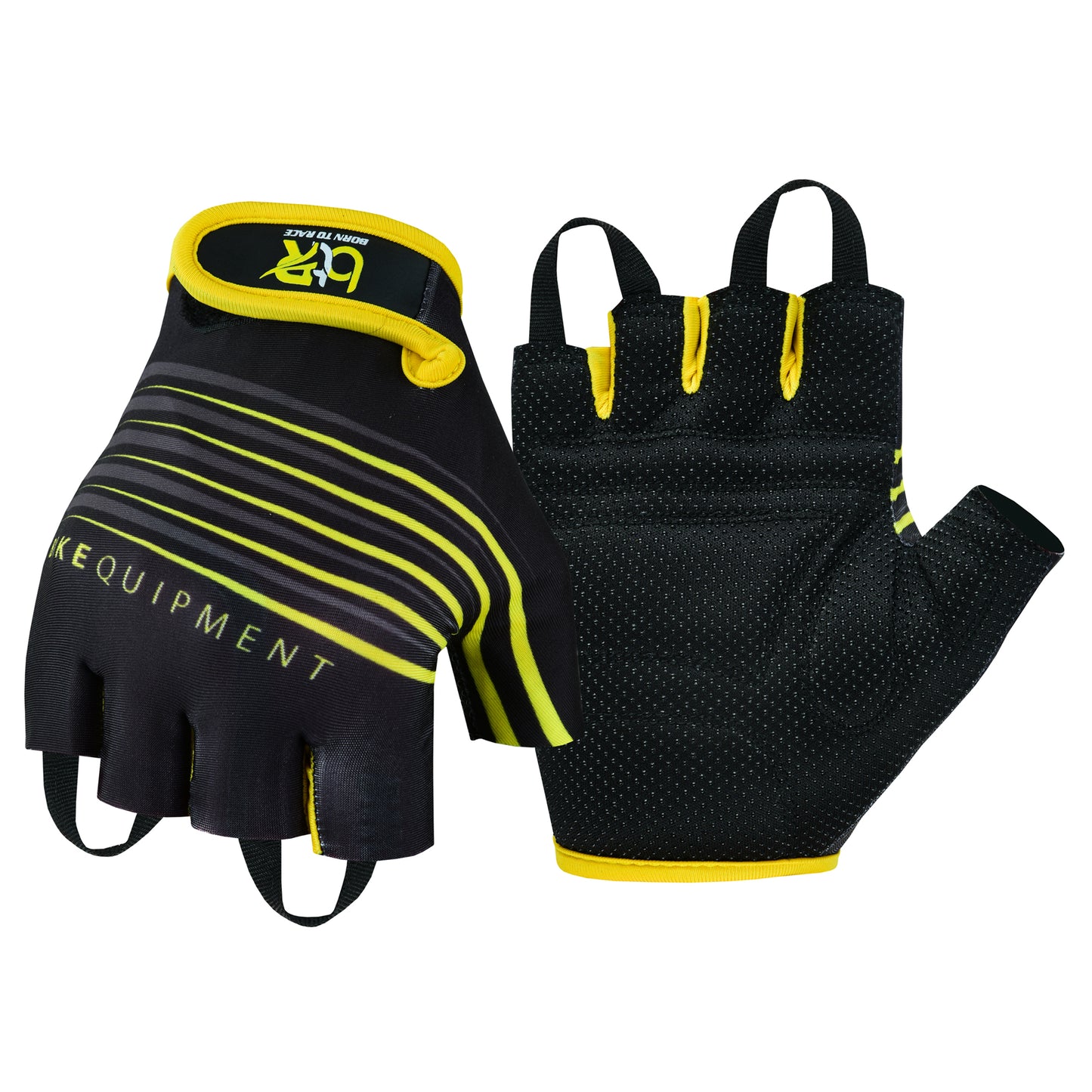 Lightweight Half-Finger Cycling Gloves – Padded Grip Bike & Workout Gloves