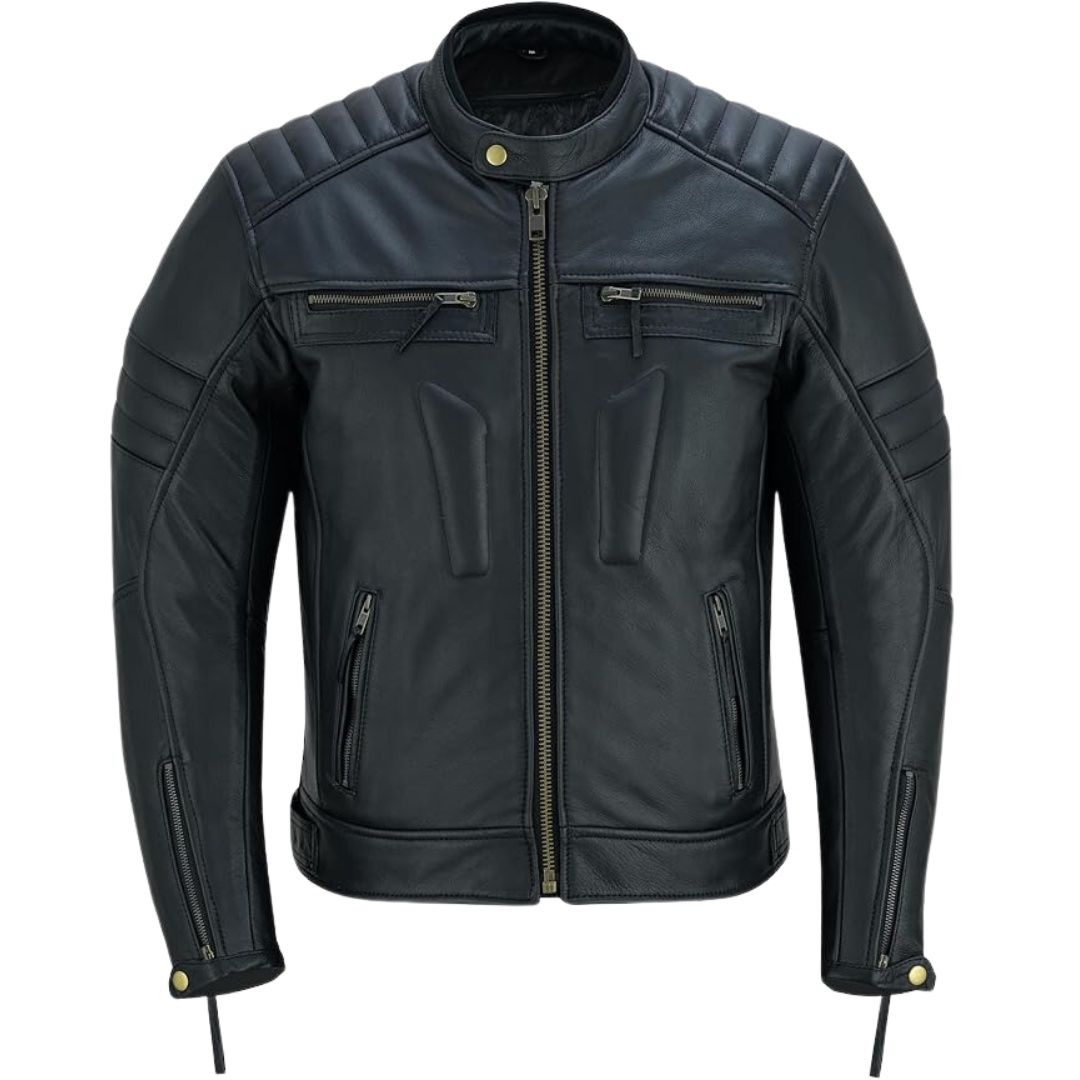 Roadstar - Men’s Leather Motorcycle Jacket