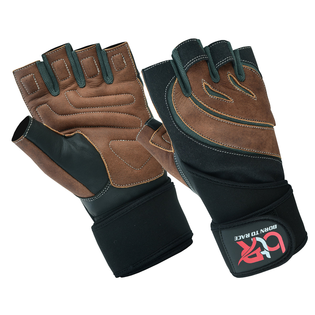 Weight Lifting Leather Padded Gloves for Men and Women Unisex Design