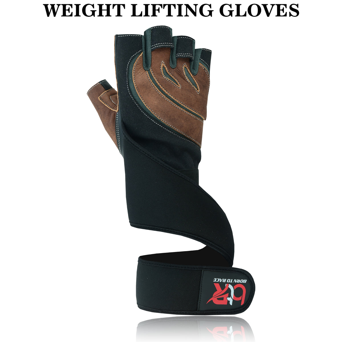 Weight Lifting Leather Padded Gloves for Men and Women Unisex Design