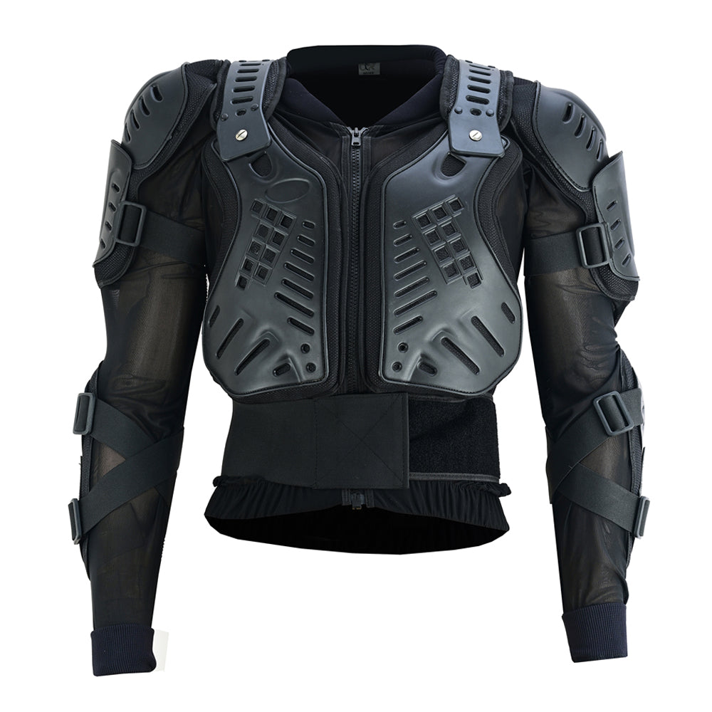 Men’s Motorcycle Body Armour Jacket Black