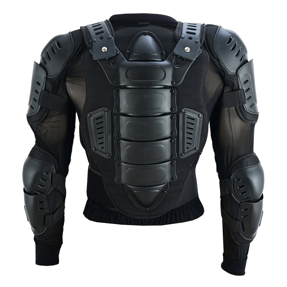 Men’s Motorcycle Body Armour Jacket Black