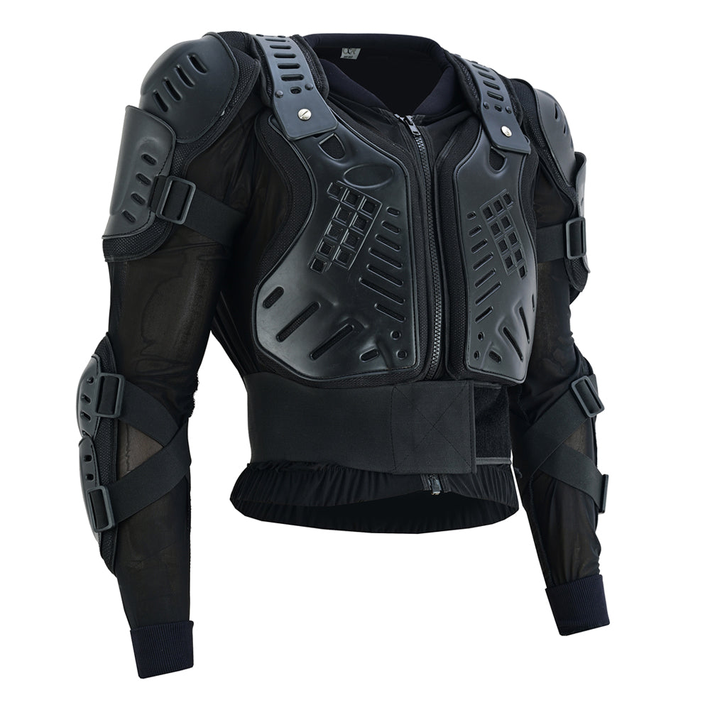 Men’s Motorcycle Body Armour Jacket Black
