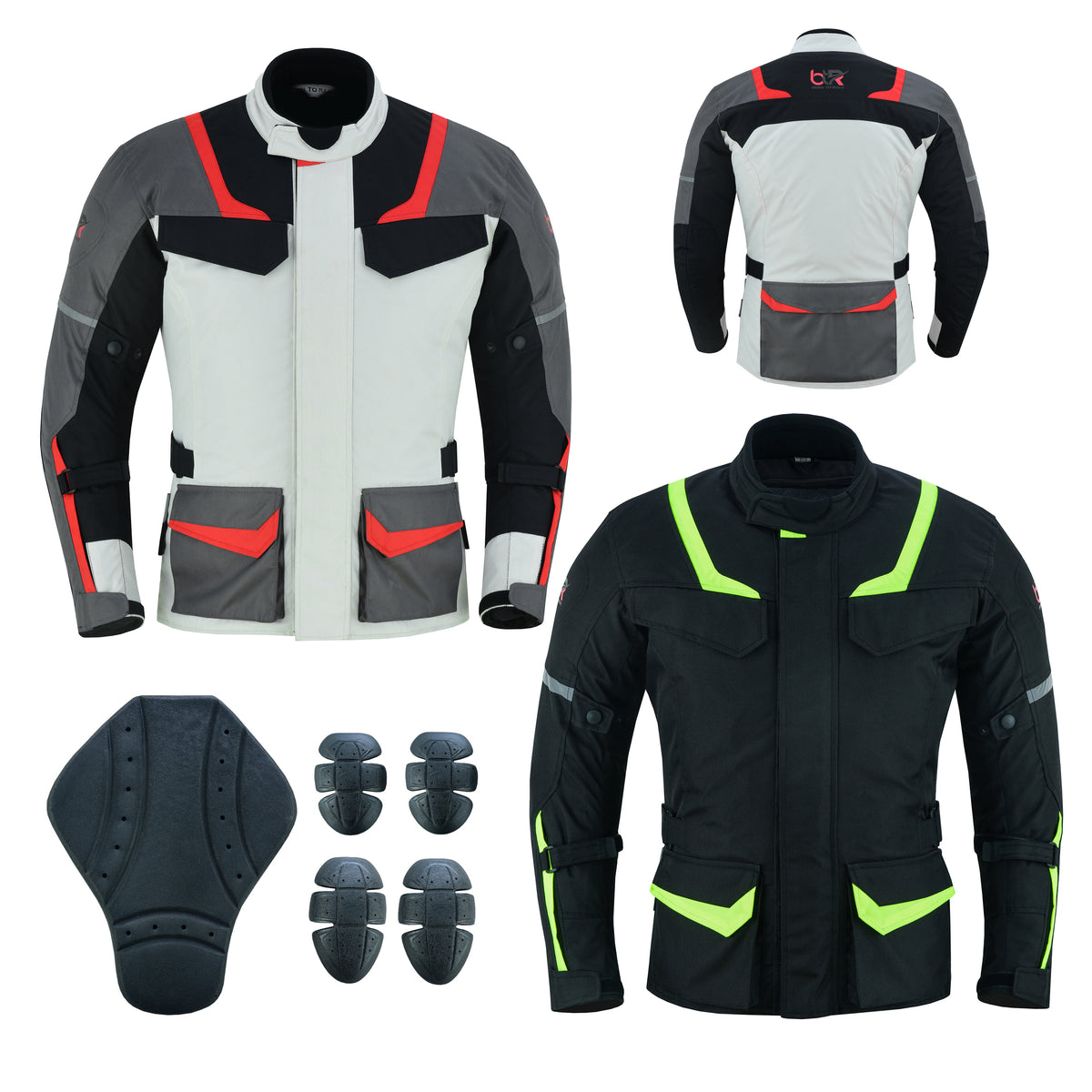 Cordura Motorcycle Jacket | Waterproof CE Armored Textile Riding Jacket
