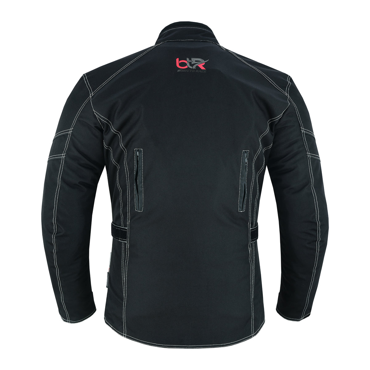 Men's Motorcycle Cordura Textile Waterproof 3/4 Armored Protectors Jacket