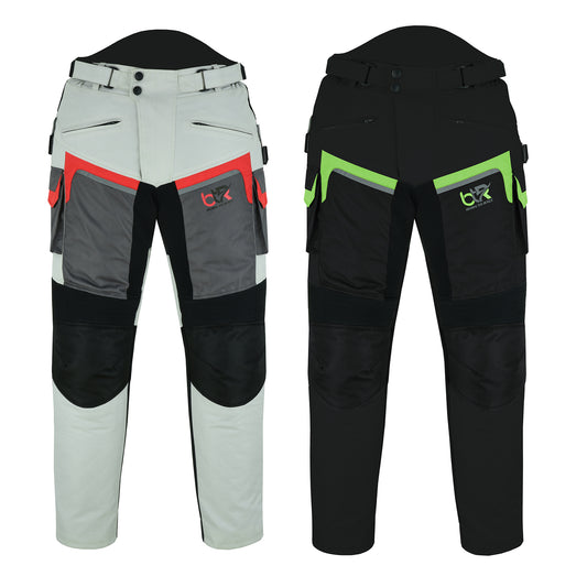 Men’s Motorcycle Waterproof Textile Cordura Trouser CE Approved Protection