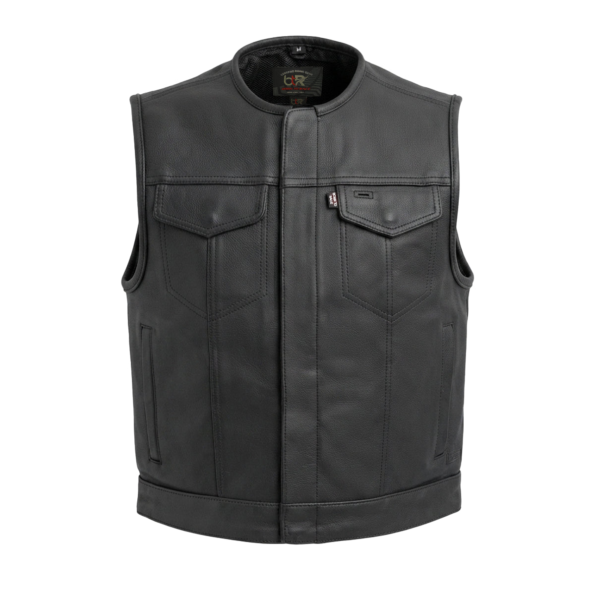 Ridgeback - Men's Club Style Leather Motorcycle Vest