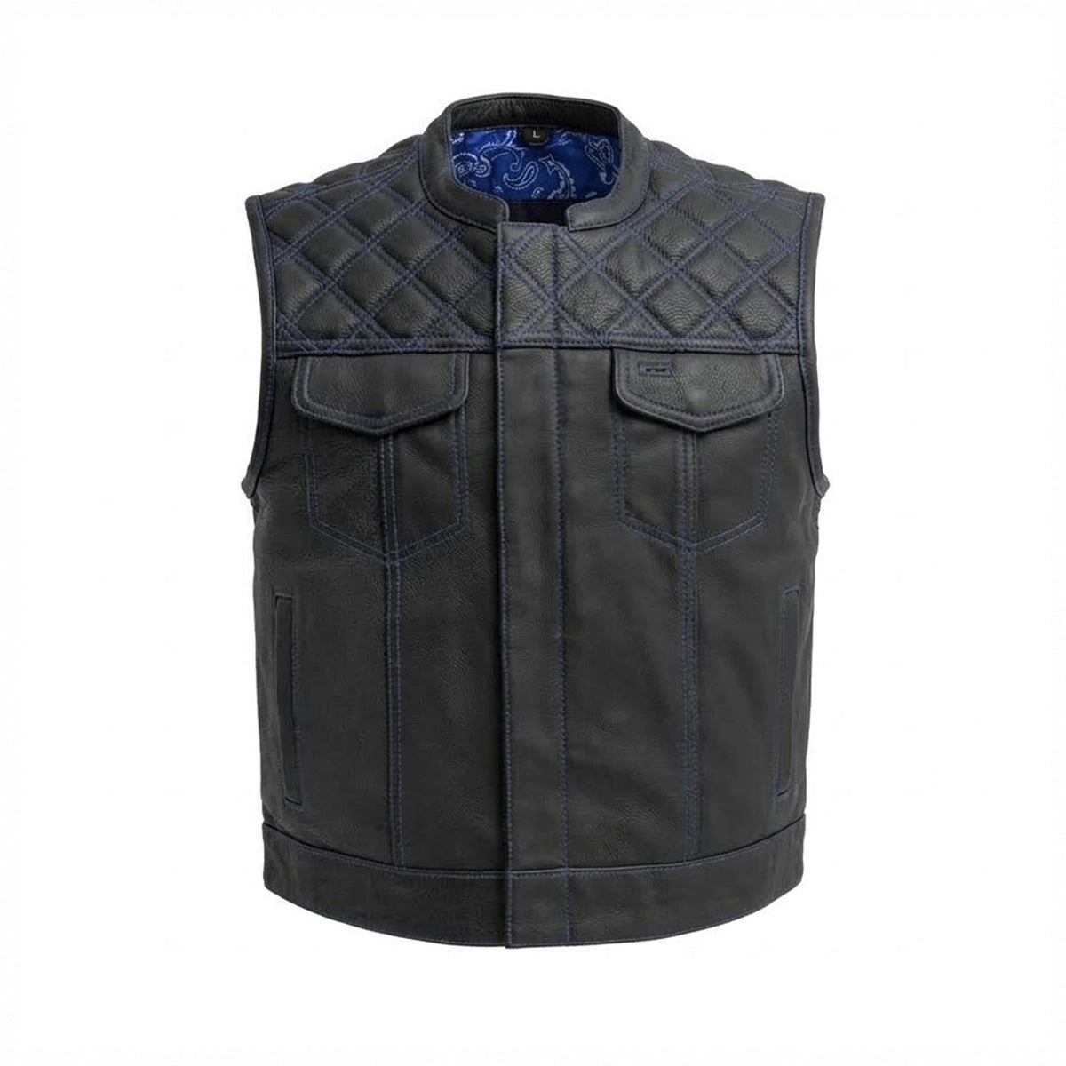 Highline - Men's Club Style Leather Motorcycle Vest