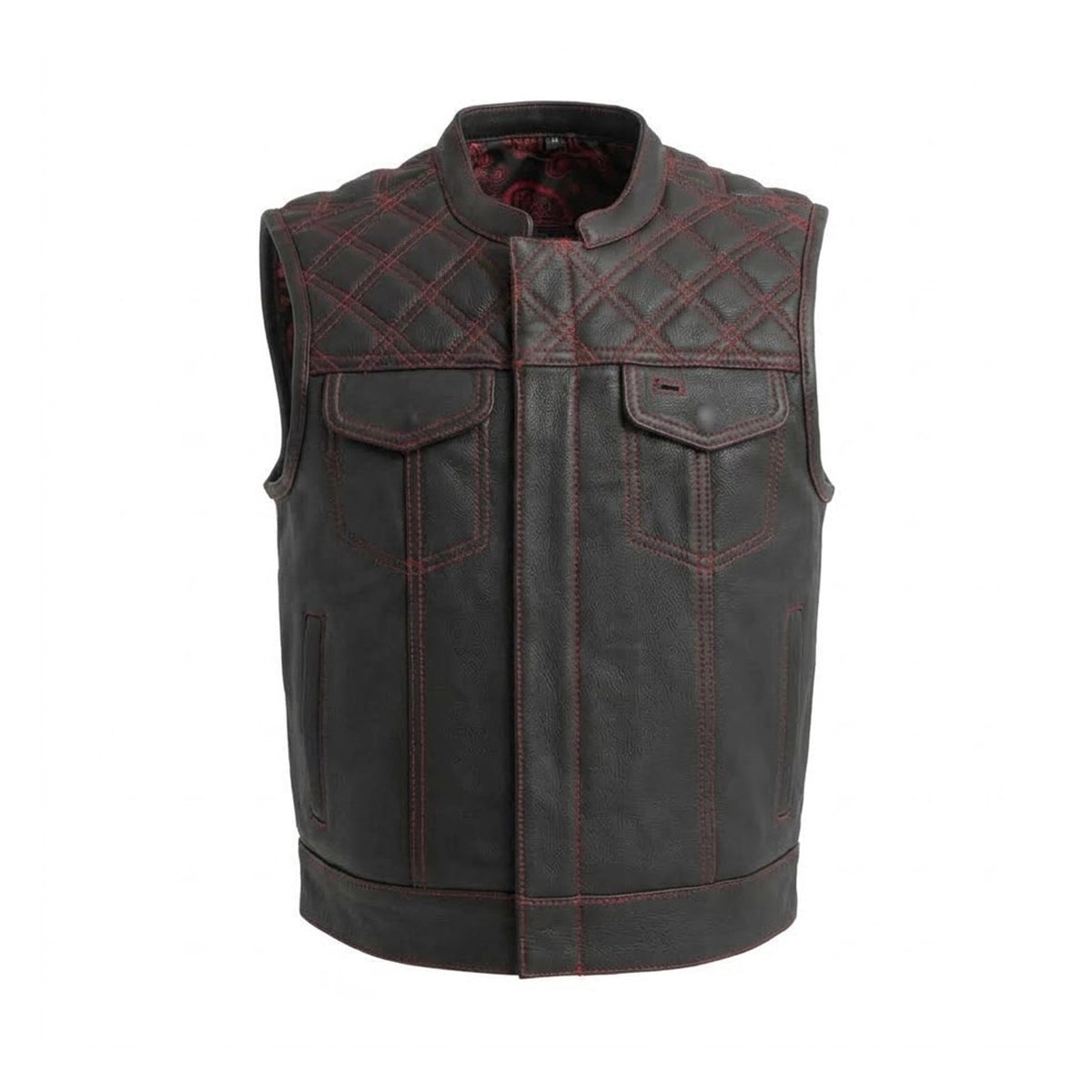 Highline - Men's Club Style Leather Motorcycle Vest