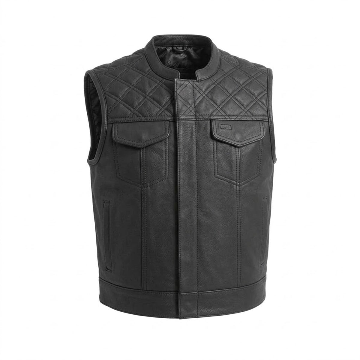 Highline - Men's Club Style Leather Motorcycle Vest