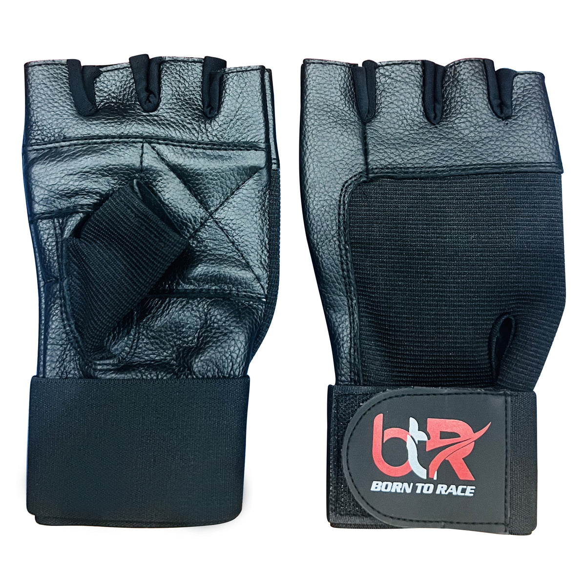 Weight Lifting Gloves Long Wrist Wrap Genuine Cowhide Leather Gloves