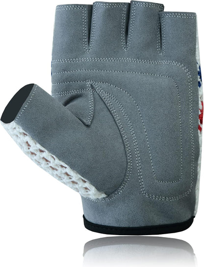Men’s Fingerless Crochet Chauffeur Gloves – Padded Driving Gloves
