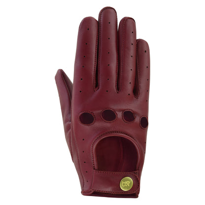 Women Leather Driving Full Finger Gloves