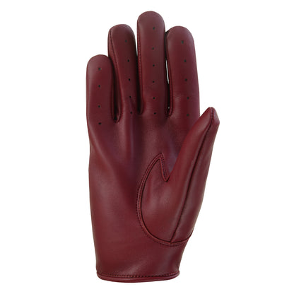 Women Leather Driving Full Finger Gloves
