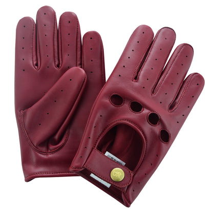 Women Leather Driving Full Finger Gloves