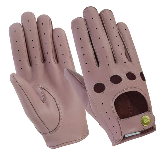 Women Leather Driving Full Finger Gloves