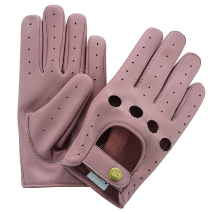 Women Leather Driving Full Finger Gloves