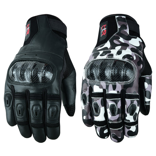 Motorcycle Motocross Cowhide Leather Gloves