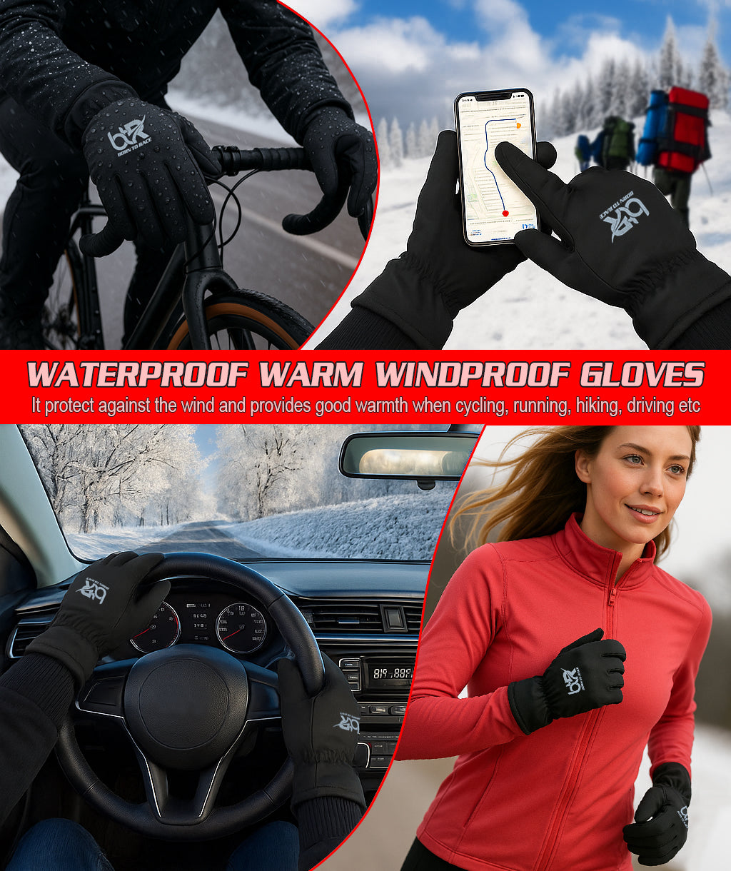 Ski Gloves - Snow Gloves - Waterproof Gloves for Men & Women, Waterproof Winter Gloves