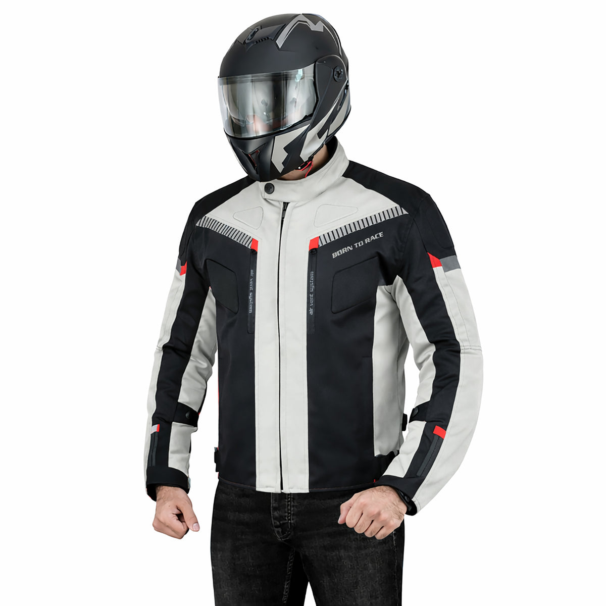 Men's Waterproof Cordura Motorcycle Jacket EVA - Touring & Riding