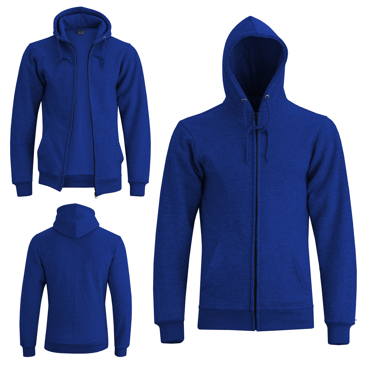 Men's Winter Zipper Fleece Hoodies