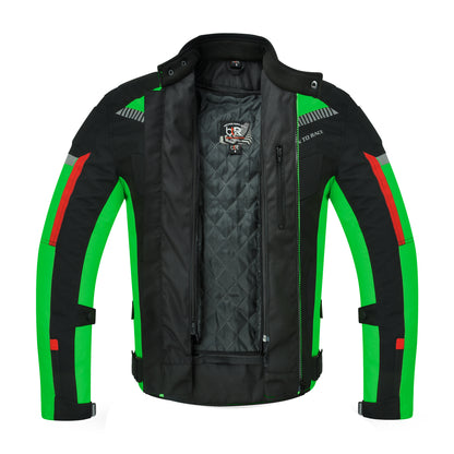 Men's Waterproof Cordura Motorcycle Jacket EVA - Touring & Riding
