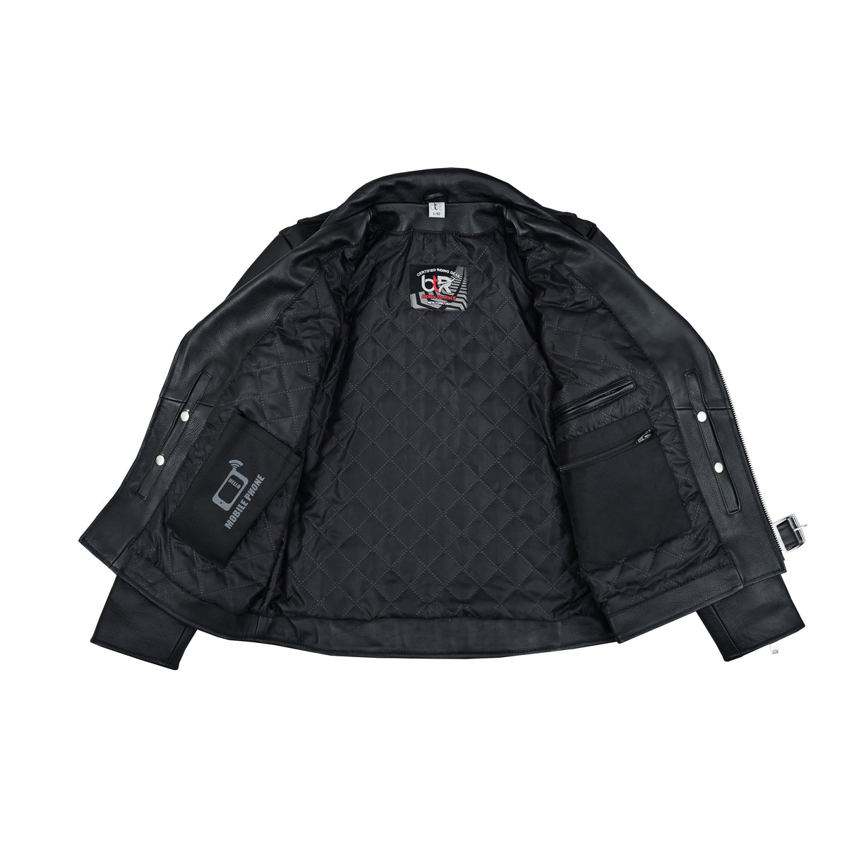 Brando Legacy – Men’s Leather Motorcycle Jacket