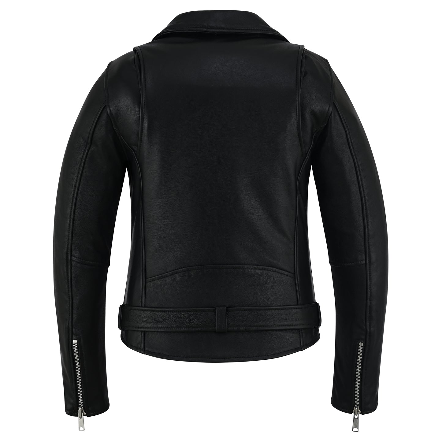 Lady Rebel - Women’s Brando Leather Jacket – Premium Cowhide Biker Style