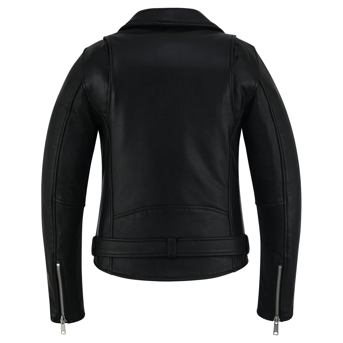 Lady Rebel - Women’s Brando Leather Jacket – Premium Cowhide Biker Style