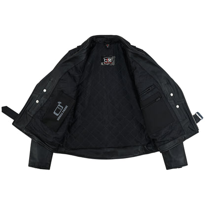 Lady Rebel - Women’s Brando Leather Jacket – Premium Cowhide Biker Style