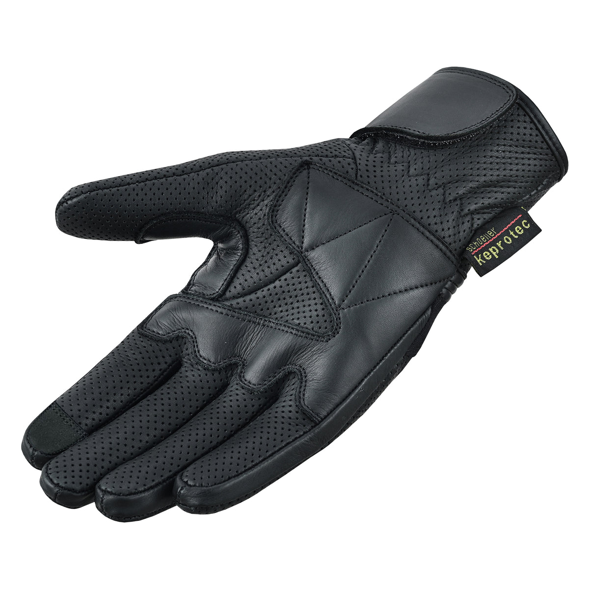 Motorcycle Motocross Touch Screen Perforated Leather Knuckle Protection Gloves