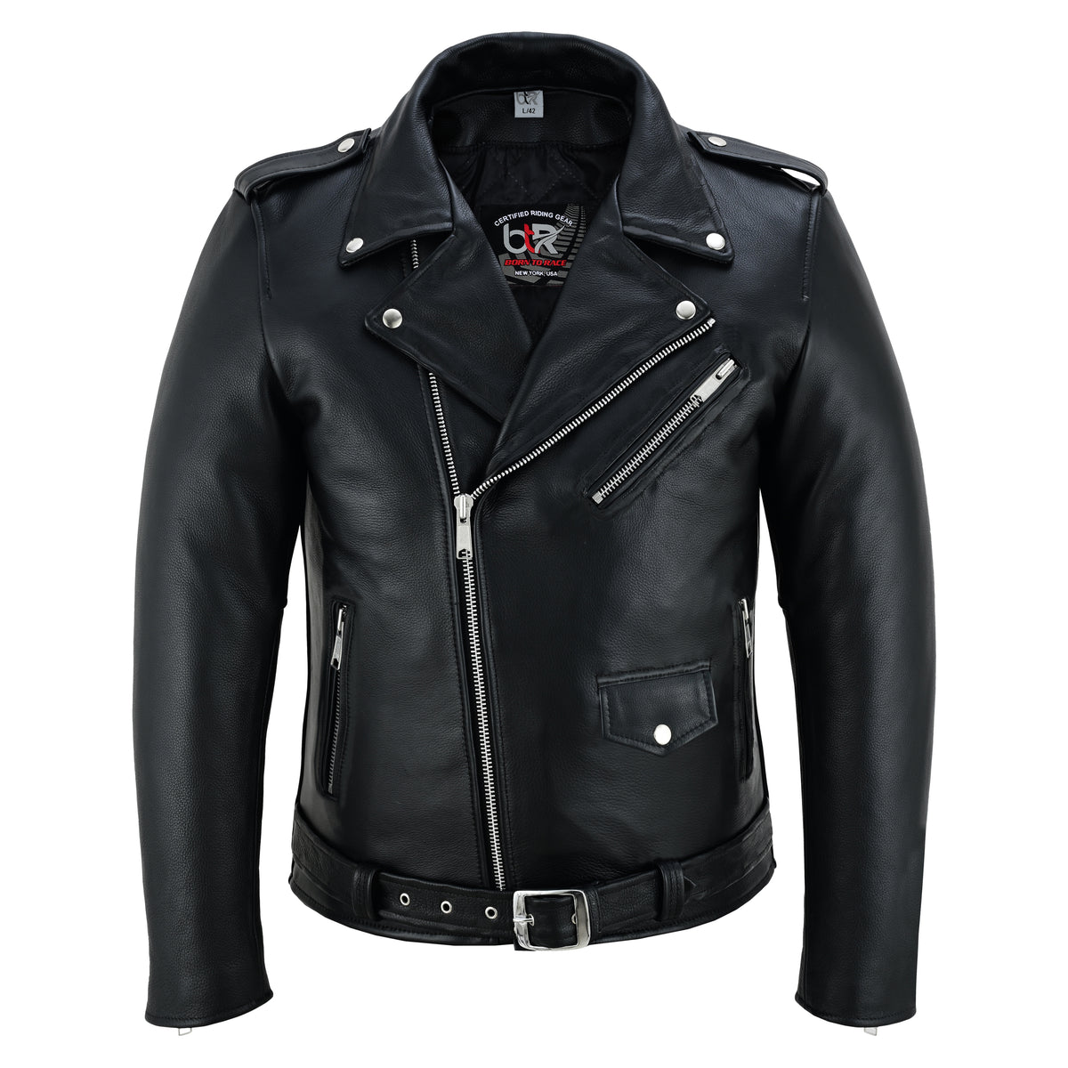 Brando Legacy – Men’s Leather Motorcycle Jacket